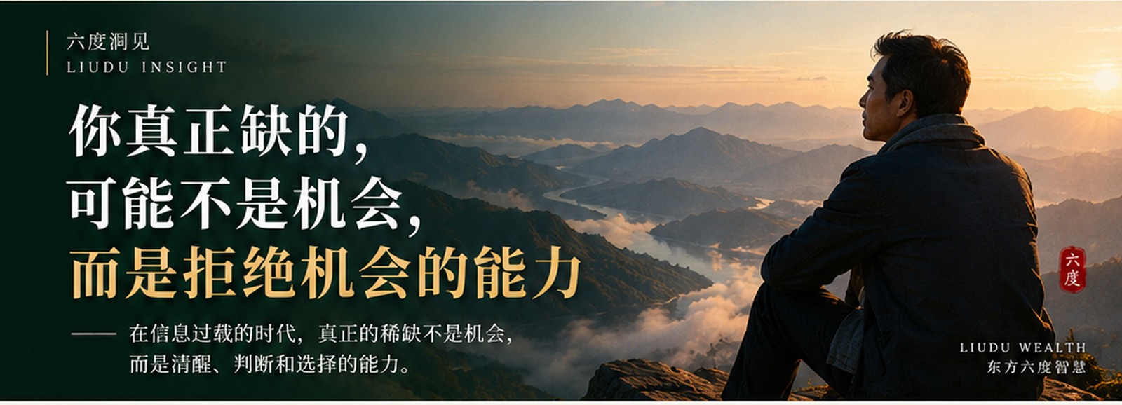 你真正缺的，可能不是机会，而是拒绝机会的能力