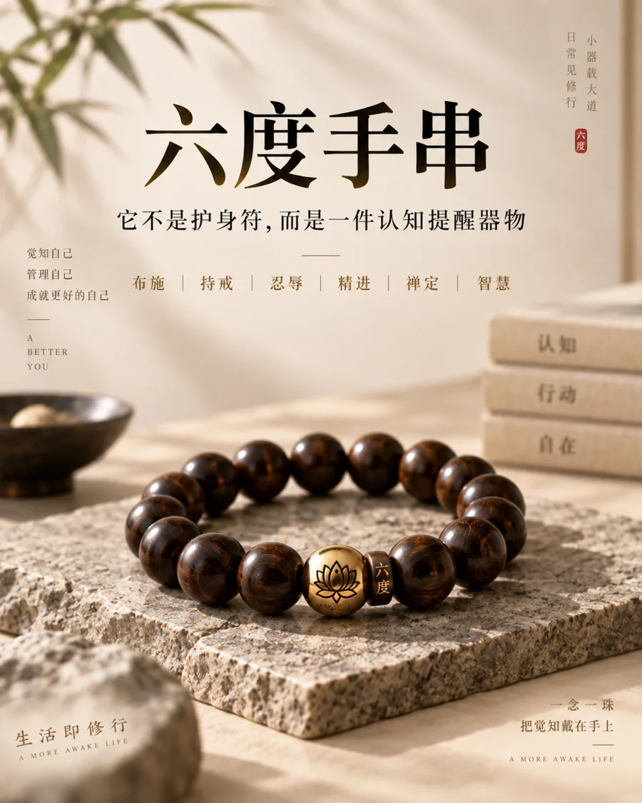 六度手串原公众号概念设计图